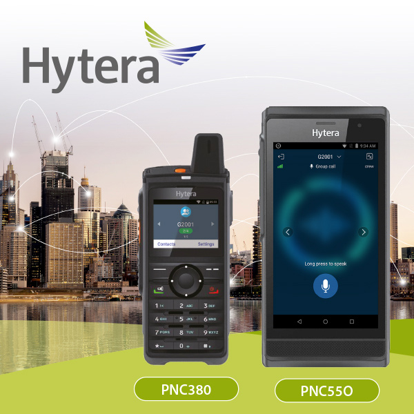 Hytera PoC Radio Series PNC380 and PNC550